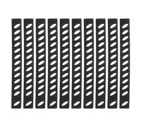 sourcing map 10Pcs Knife Edge Guards Blade Protector Plastic Knife Edge Cover Sleeves Universal Blade Covers Knife Sheath for Kitchen, Black