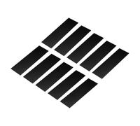 sourcing map 10Pcs Knife Handle Liner 6" x 2" x 0.04" G10 Spacer Sheets Handle Liners Material for Knife Scales Slabs Making Supplies Tool, Black