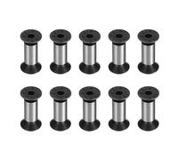 sourcing map 10pcs Knife Handle Screws 5x9mm Hex Sink Head Metal Pocket Knife Pivot Pin