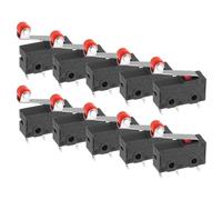 sourcing map 10Pcs KW11-3Z-N 1NO + 1NC Micro Limit Switch 5A 125/250VAC Waterproof Miniature Micro Switches for Precision Components