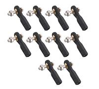 sourcing map 10Pcs M3 3.0xL27mm Lever Steering Linkage Tie Rod End Ball Head End with Screws and Nut for RC Helicopter