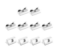 sourcing map 10Pcs M6 T Nuts Roll in Spring, T Nut with Spring Sheet Carbon Steel Nickel Plated for 3030/4040 Series Slot Aluminum Profile