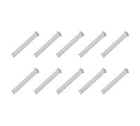 sourcing map 10Pcs M8 x 70mm Single Hole Clevis Pins, 304 Stainless Steel Flat Head Hitch Pins for Trailer Latch, Mechanics Repair, Furniture Installation, Industrial Equipment