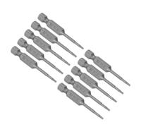 sourcing map 10pcs Magnetic Hexagon Screwdriver Bits H1.5 Hex Head Drill Bit with 1/4" 6.3mm Hex Shank for Power Screwdriver Drill Impact Driver