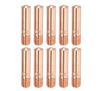 sourcing map 10pcs MIG Welding Gun Contact Tip 0.030" Copper MIG Welder Contact Tips Welding Gun Replacement Accessories for M-Series H-Series MIG Welding Gun
