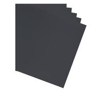 sourcing map 10PCS Mirror Board Sheets, 11.7" x 8" Metallic Cardstock Paper, 250GSM Foil Board Reflective Sheets for Gift-Wrap, Card Craft, Black