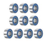 sourcing map 10pcs MR105-2RS Miniature Deep Groove Ball Bearings 5x10x4mm Rubber Sealed Bearings for TRX4 1/10 RC Cars Trucks, 3D Printer, P6 (ABEC 3)