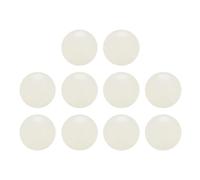 sourcing map 10Pcs Nylon Bearing Balls 20mm Polishing Solid Ball, G2 Precision, White