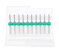 sourcing map 10pcs PCB Drill Bit Set 1/8" Shank 1.4mm Tungsten Carbide Micro Twist Drill Bits Tools for Print Circuit Board Jewelry Plastic Wood Soft Metal