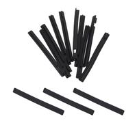 sourcing map 10pcs PCI Express X16 Port Duct Covers Caps Silicone Plugs Protector for PCI-E X16 Female End, Black