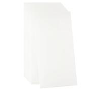 sourcing map 10pcs Peel and Stick Wall Panels 31.5" x 15.7" Skin Feel Brick Wallpapers (34.4 Sq. Ft. / 3.2 Sq.m. Coverage) Marble Tiles Adhesive Backsplash, Pure White