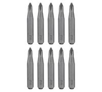 sourcing map 10pcs PH0 Phillips Screwdriver Bit 5/32" Hex Shank 28mm Length S2 Steel Magnetic Cross Head Hex Screw Driver Bits for Electric Manual Screwdrivers Precision Repair