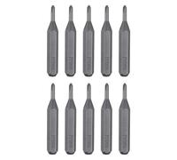 sourcing map 10pcs PH000 Phillips Screwdriver Bit 5/32" Hex Shank 28mm Length S2 Steel Magnetic Cross Head Hex Screw Driver Bits for Electric Manual Screwdrivers Precision Repair
