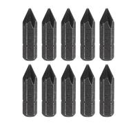 sourcing map 10pcs PH1 Phillips Screwdriver Bit 5/16" Hex Shank 32mm/1.26" Length Magnetic Cross Head Hex Bits S2 Steel Screw Driver Bit for Impact Electric Screw Driver Power Tools, Black