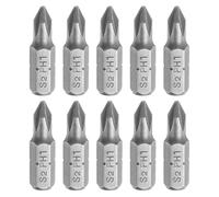 sourcing map 10pcs Phillips Screwdriver Bits 1/4" Hex Shank PH1 Head 1" Length S2 Steel Cross-Head Drill Bits for Repair Work Electric Screw Driver