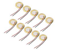 sourcing map 10Pcs Piezo Discs 27mm Acoustic Pickup Transducer Microphone Trigger Buzzer CBG Guitar
