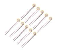 sourcing map 10Pcs Piezoelectric Discs 15mm Acoustic Pickup Transducer Microphones Trigger Buzzer Drum Guitar
