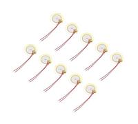 sourcing map 10Pcs Piezoelectric Discs 35mm Acoustic Pickup Transducer Microphones Trigger Buzzer Drum Guitar with 49MM PVC Film