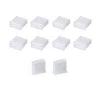 sourcing map 10pcs Plastic USB Cap Port Cover Anti Dust Protector 13mmx5mm for USB 2.0 Clear