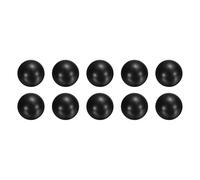 sourcing map 10pcs POM Plastic Bearing Balls, 11/16"(17.3mm) Solid Plastic Balls G2 Precision Polypropylene Mini Ball, Black