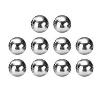 sourcing map 10pcs Precision Balls 19mm Diameter G200 Solid Chrome Steel Bearing Balls for Bearing, Machinery, Automotive (Mirror Finish)