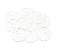 sourcing map 10Pcs PU Flat Washers, 35mm OD 12mm ID 2mm Thick Round Polyurethane Flange Sealing Gasket Spacer for Industrial Electrical Appliance Pipe