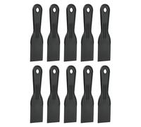 sourcing map 10pcs Putty Knife Scraper 2" Width Flexible Plastic Putty Knife Paint Scraper Tool for Taping Drywall Spreading Painting Wall Scratching Black