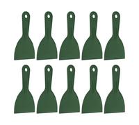sourcing map 10pcs Putty Knife Scraper 4" Width Flexible Plastic Putty Knife Paint Scraper Tool for Taping Drywall Spreading Painting Wall Scratching Dark Green