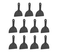 sourcing map 10pcs Putty Knife Scraper 6" Width Flexible Plastic Putty Knife Paint Scraper Tool for Taping Drywall Spreading Painting Wall Scratching Black