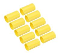 sourcing map 10Pcs PVC Pipe PVC Conduit Coupler Straight Fittings Efficacy 20 mm Terminating Coupler Connectors for Home Hose Electrical Conduit Yellow