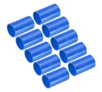 sourcing map 10Pcs PVC Pipe PVC Conduit Coupler Straight Fittings Efficacy 20 mm Terminating Coupler Connectors for Home Hose Electrical Conduit Blue