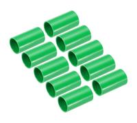 sourcing map 10Pcs PVC Pipe PVC Conduit Coupler Straight Fittings Efficacy 20 mm Terminating Coupler Connectors for Home Hose Electrical Conduit Green