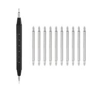 sourcing map 10pcs Quick Release Spring Bar Kit 18mm Width 1.5mm Diameter Watch Pins Replacement Band Strap Link Pins Watch Lugs with Removal Tool for Watchband