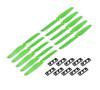 sourcing map 10Pcs RC Propellers 6x3 Inch 2-Vane Main Rotors for RC Aircraft Quadcopter Prop Replacement, Green with 2 Washers