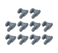 sourcing map 10Pcs Refrigerator Shelf Clips, 0.3" Plastic Freezer Shelving Pegs Replacement Cooler Rack Support Brackets for Home Refrigerators Shelves Secure, Blue