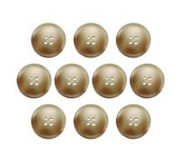 sourcing map 10pcs Resin Sewing Button, 28mm 1 1/8-Inch 4 Holes Round Pattern Flatback Buttons for Coat, Suits, Clothes Garment & DIY Crafts, 7#Beige