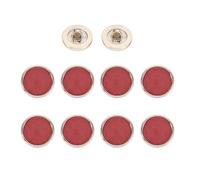 sourcing map 10Pcs Resin Vintage Button, 18mm / 0.71" Fashion Round Button Versatile Sewing Accessories for Blazer Clothes Uniform Jacket Coat DIY Garment, Burgundy