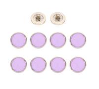 sourcing map 10Pcs Resin Vintage Button, 18mm / 0.71" Fashion Round Button Versatile Sewing Accessories for Blazer Clothes Uniform Jacket Coat DIY Garment, Purple
