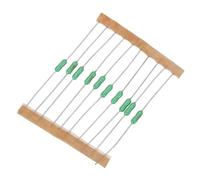 sourcing map 10pcs Resistance Fuse, 250V 3.5A Link Fast Blow Leaded Resistance Fuse for Telecom Communication Electronics Lighting, Green