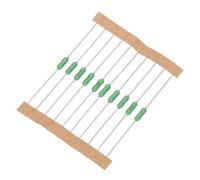 sourcing map 10pcs Resistance Fuse, 250V 6.3A Link Fast Blow Leaded Resistance Fuse for Telecom Communication Electronics Lighting, Green