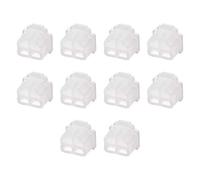 sourcing map 10pcs RJ11 Silicone Protector Telephone Modular Port Anti Dust Cap Cover 9.5mmx7.5mm Clear
