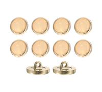 sourcing map 10Pcs Round Button, 18mm/0.7" Resin Vintage Decorative Pattern Button Sewing Craft Accessories for Blazer Clothes Uniform Jacket Coat, Beige