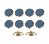 sourcing map 10Pcs Round Button, 25mm/1" Resin Vintage Decorative Pattern Button Sewing Craft Accessories for Blazer Clothes Uniform Jacket Coat, Dark Blue