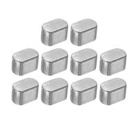 sourcing map 10Pcs Round Ended Feather Key, 5 x 5 x 8mm Carbon Steel Parallel Drive Shaft Key Stock, Machine Keyway for Shaft Type Fastening Connection