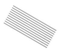 sourcing map 10pcs Round Steel Metal Rods, 1.8mm x 100mm High Speed Steel (HSS) Lathe Bar Stock Tool, for Shaft Gear Drill Lathes Boring Machine Turning Miniature DIY Craft, 10pcs