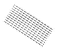 sourcing map 10pcs Round Steel Metal Rods, 1.9mm x 100mm High Speed Steel (HSS) Lathe Bar Stock Tool, for Shaft Gear Drill Lathes Boring Machine Turning Miniature DIY Craft, 10pcs