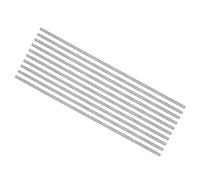sourcing map 10pcs Round Steel Metal Rods, 2.6mm x 200mm High Speed Steel (HSS) Lathe Bar Stock Tool, for Shaft Gear Drill Lathes Boring Machine Turning Miniature DIY Craft
