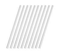 sourcing map 10Pcs Round Steel Rods, 3.4mm x 100mm SKD11 Steel Solid Lathe Bar Stock Tool for Shaft Gear Drill Lathes Boring Machine