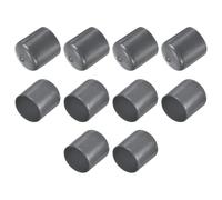 sourcing map 10pcs Rubber End Caps 29mm ID Dark Grey