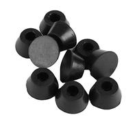 sourcing map 10pcs Rubber Feet Bumpers Furniture Table Amplifier Speaker Cabinet Leg Pads, D25x20xH12mm